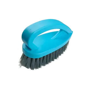 Billy Household Cleaning Iron Shaped Plastic Laundry Brush