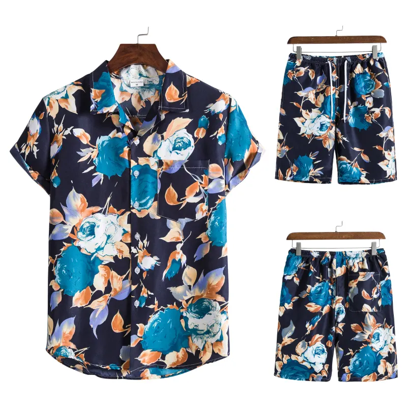 TZ09 casual style mens clothing sets beach wear summer clothes