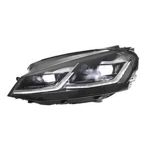 Pour Golf 7/7.5 (2013-2020) – Ensemble de phares LED haut de gamme, style double L, matériau PC, feux de jour dynamiques, design LED haut de gamme - Product Image 4