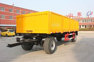 牽引棒農場トラクターフルトレーラー付き高品質ティッパー/ダンプトレーラー - Product Image 6