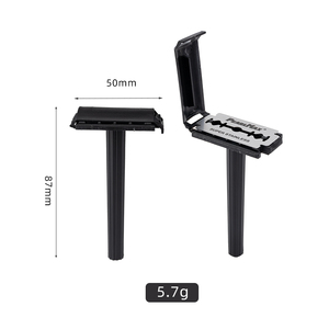 Factory Wholesale Hair Removal Replaceable <strong>Double</strong> <strong>Edge</strong> Blade Disposable <strong>Razor</strong> Men Disposable Shaving for Woman - Product Image 2