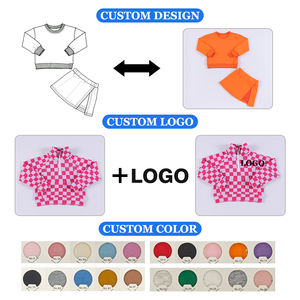 Felpa con cappuccio per bambini con pantaloni da Jogger Cargo, felpa con cappuccio a manica lunga in due pezzi e pantaloni con tasche per bambini e ragazze primavera autunno - Product Image 6