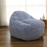 Usine directe paresseux simple canapé dossier soutien chambre salon confortable 98X98X76cm pouf chaise