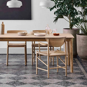 Chaises de jardin de <span class=keywords><strong>bureau</strong></span>, chaises de salle à manger, chaises de restaurant, best-seller, style nordique moderne, bois naturel brun, canne, rotin - Product Image 5