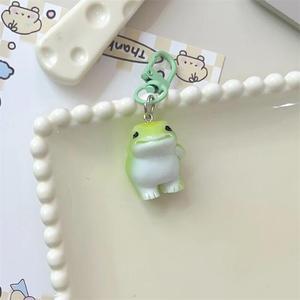 Porte-clés amusant en forme de grenouille, pendentif mignon de dessin animé, breloque pour sac et portefeuille, cadeau pour couple et amies - Product Image 6