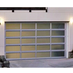 Automatica commerciale Forte Glassato di Alluminio 9x8 di Alta Qualità di Vetro <span class=keywords><strong>Porta</strong></span> Del Garage - Product Image 2