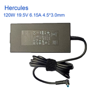 Adaptor Charger/Power Supply Laptop 120W 19.5V 6.15A 4.5*3.0mm TPN-LA18 untuk HP ENVY 15/17 Omen 15 Notebook Adapter L41856-001