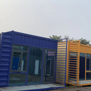 <span class=keywords><strong>Casa</strong></span> contenitore prefabbricata in acciaio <span class=keywords><strong>viola</strong></span> con servizi igienici e colori personalizzabili - Product Image 1