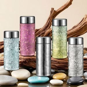 Gourde isotherme mini en titane pur de 220 ml, portable, format de poche, petite capacité, pour la préparation du thé à domicile et le transport quotidien - Product Image 1