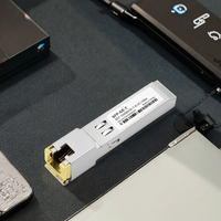 Módulo transceptor de fibra óptica SFP, compatible con 1000BASE-T RJ45, 100m, 10/100/1000, 10/, para redes 5G