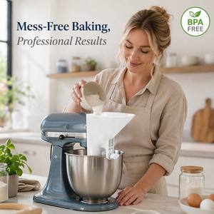 Imbuto per farina per accessori e attrezzi <span class=keywords><strong>KitchenAid</strong></span>, imbuto universale a bocca larga per attrezzi da cucina <span class=keywords><strong>KitchenAid</strong></span> - Product Image 2