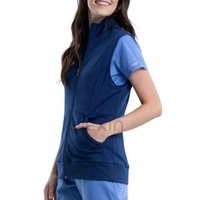 Vestes à récurer, unisexe, solide, en rayonne/Nylon/Spandex, pour femmes, gilet sans manches