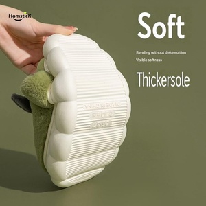 Custom Unisex Winter Warm for <strong>Slippers</strong> Soft Comfy Slip-On <strong>Felt</strong> Boots for Outdoor Thermal Features Fur Style for Women - Product Image 4