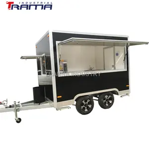 Di alta Qualità Cellulare Foodtruck Cibo Carrelli Hot Dog Caffè Ice Cream Vending Carrello di Cibo Cibo