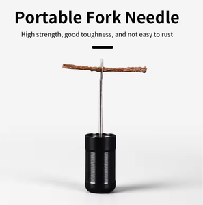 <span class=keywords><strong>Kit</strong></span> de réparation rapide de pneus <span class=keywords><strong>tubeless</strong></span> pour <span class=keywords><strong>VTT</strong></span> et vélos de route, avec mastic anti-<span class=keywords><strong>crevaison</strong></span>, bande de caoutchouc, outil de réparation dissimulé pour guidon - Product Image 3