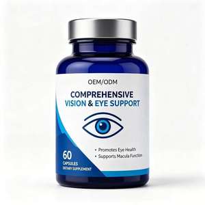 Cápsulas de Apoyo Visual Integral Antioxidantes para Adultos OEM/ODM, Protección de la Macula, Suplemento Diario para la Salud Ocular, 60 Cápsulas - Product Image 1