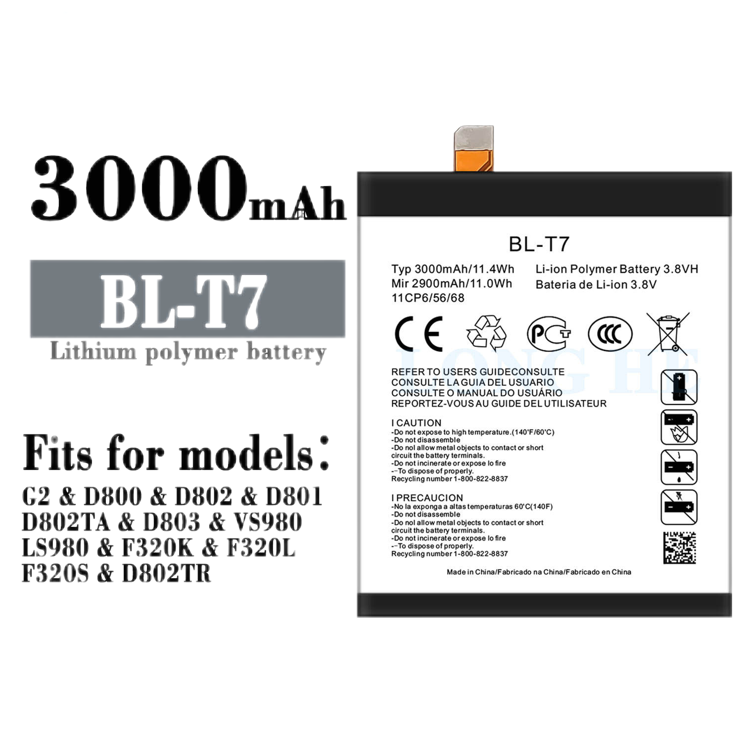 1200mAh BL-5K Battery for <strong>Nokia</strong> <strong>N85</strong> N86 8MP N87 2610S 701 Oro C7 C7-00 X7 T7 2610S Phone Batteries