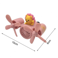 Parfum de voiture Rafraîchisseur d'air léger Cartoon Animal Lion Pilote Avion Parfum de voiture Excellent Vehicle Supplies
