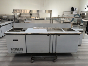 เคาน์เตอร์ร้านชาสแตนเลสยอดนิยมปี 2026 เคาน์เตอร์ชานมไข่มุกคุณภาพสูง - Product Image 2