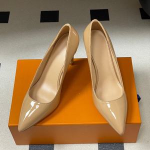 Sandales à talons en cuir véritable de haute qualité pour femmes, chaussures de créateur à talon épais pour femmes, sandales de mariage et de soirée formelles - Product Image 2