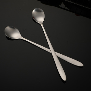 Colher de Mistura de Aço Inoxidável com Cabo Longo de 19,6cm, Polida, Segura para Lava-Louças, Ideal para Café, Coquetéis, Chá com Leite e Chá Gelado, Perfeita para Brindes - Product Image 4