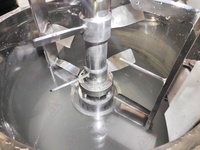 Homogénéisateur sous vide en acier inoxydable, réservoir, machine de fabrication de mayonnaise alimentaire cosmétique, mélangeur émulsifiant homomixeur à haut cisaillement