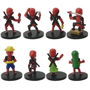 Set de Figuras de Anime de Moda al por Mayor - Colección de 8 Mini Figuras de Héroes para Coche - Product Image 3