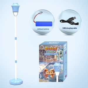 Máquina de Burbujas Automática con Luces y Música, Altura Ajustable, Torre de Burbujas Recargable para Niños y Adultos - Product Image 6