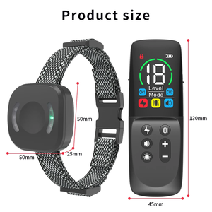 Pantalla LCD 00M Control remoto entrenador de perros Color Anti ladridos Pet Shock <span class=keywords><strong>Collar</strong></span> impermeable <span class=keywords><strong>Collar</strong></span> de entrenamiento para perros - Product Image 5