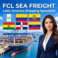 Agent maritime transitaire FCL Fret maritime Conteneur complet Chine vers Colombie République Dominicaine Dédouanement