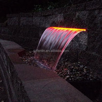 Water Faery Großhandel Neues Modell 140*300mm Edelstahl 304 Schwimmbad-Wasserfall