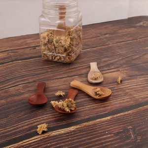 Bán buôn 8.5*3.5cm nanmu thìa gỗ dễ thương trẻ em tay cầm ngắn Sữa bột thìa gỗ Kem muỗng nhỏ - Product Image 3