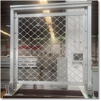 Clôture en treillis métallique en alliage d'aluminium électrique personnalisée en usine, perforée, soudée, à commande manuelle, ignifuge et résistante à la corrosion