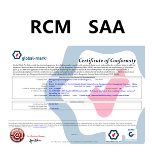 SAA RCM สายกลมสีส้มมาตรฐานออสเตรเลีย0.6/1 KV AS/NZS 5000.1พร้อมสายเคเบิ้ล Earth 1 & <span class=keywords><strong>2</strong></span> & 3 & 4 & 5Core - Product Image 4