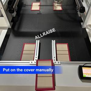 Yarı otomatik çift istasyon sert kutu yapma makinesi tam süreç katlanabilir lüks hediye kutuları kitap kutusu için şekillendirme makinesi - Product Image 3