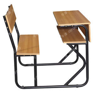 Mayoristas de escritorios dobles básicos modernos que venden muebles de escuela juegos de escritorios unidos - Product Image 3