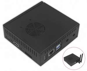 เคสป้องกันอะลูมิเนียมอัลลอยสำหรับ Orange <span class=keywords><strong>Pi</strong></span> 5/5B ที่ปิดอ่างความร้อนโลหะ - Product Image 4