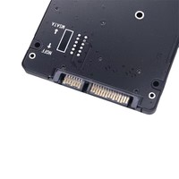 Boîtier de disque dur externe M2 SSD vers SATA3, carte adaptateur double usage NGFF MSATA deux-en-un