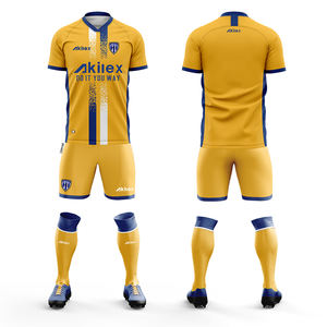 Akilex足球俱乐部来样定做高品质快干透气全队套装足球服套装 - Product Image 5