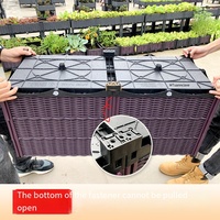 Vente Chaude Carré Potager Surélevé en Plastique avec Réserve d'Eau – Kit Jardinière Élevée en Plastique avec Pieds et Trous de Drainage pour Fleurs