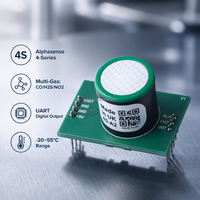 Carte mère de module de gaz électrochimique UART pré-calibrée DJ-GSB-301(MA4S) pour capteurs de gaz toxiques Alphasense série 4 OEM&ODM
