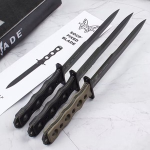 Cuchillo de Acero Inoxidable BTF 185BK con Mango G10 Personalizado para Uso en DIY, ODM y OEM - Product Image 4