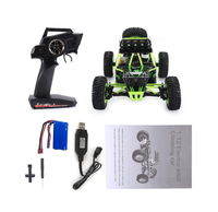 WLtoys 12428 1/12 4x4 Voiture RC Haute Vitesse 2.4G, Véhicule Tout-Terrain Grimpant 50km/h, Camion Off-Road à Moteur Brossé, Jouet Télécommandé