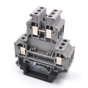 QUKJ-4/2-2 UKKB 5 Bornier à vis double à 2 niveaux pour rail DIN 500V 32A 0,2-4mm² Type de montage : NS 35 NS32 - Product Image 1