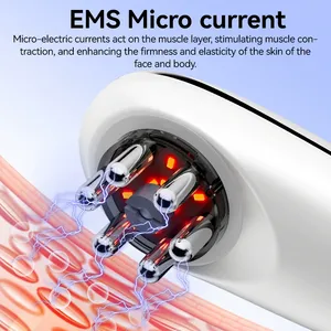 <span class=keywords><strong>Appareil</strong></span> Gua Sha Électrique Professionnel avec Microcourant et Chauffage Thermique pour le Raffermissement de la Peau du Corps Entier, Refroidissant, Batterie Rechargeable - Product Image 4