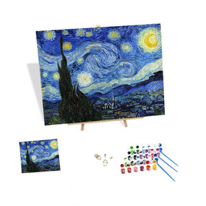 Pintura por números Diy fácil pintura <span class=keywords><strong>al</strong></span> óleo lienzo Kit arte abstracto pintura arte colgante imagen decoración para dormitorio - Product Image 1