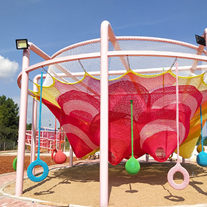 Struttura di arrampicata su rete all'uncinetto personalizzata all'ingrosso per parco divertimenti attrezzature parco giochi per bambini netstribe - Product Image 5