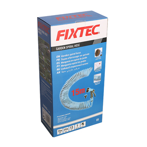 FIXTEC 3/8 ''x15m(50 футов) EVA садовый спиральный шланг 13 бар с соединителями для крана и шланга - Product Image 3