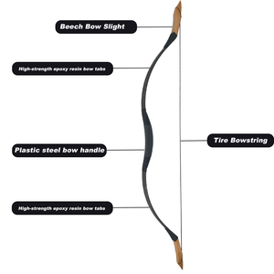 New 40 pounds tăng Sun <span class=keywords><strong>Bow</strong></span> Made in Trung Quốc vật liệu nhựa người mới bắt đầu đào tạo ngoài trời săn bắn bắn bán - Product Image 2