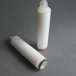 خرطوشة فلتر صناعية مقاس 20 بوصة بفتحات 0.45 ميكرومتر من البولي بروبيلين للمقاومات الضوئية والمحاليل الكيميائية بتصميم قياسي بقطر 69 ملم - Product Image 1